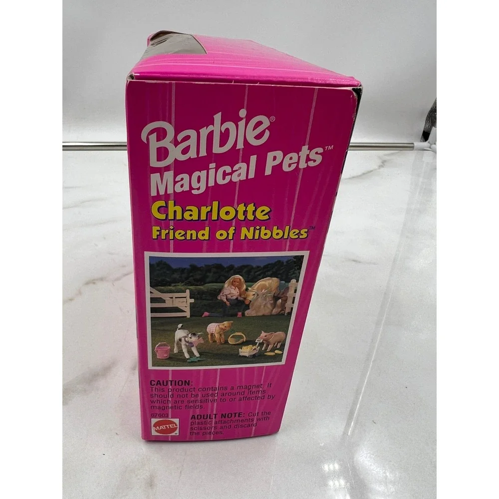 VTG 1997 Barbie Magical Pets Charlotte Pig Friend of Nibbles Mattel 67603 NIB